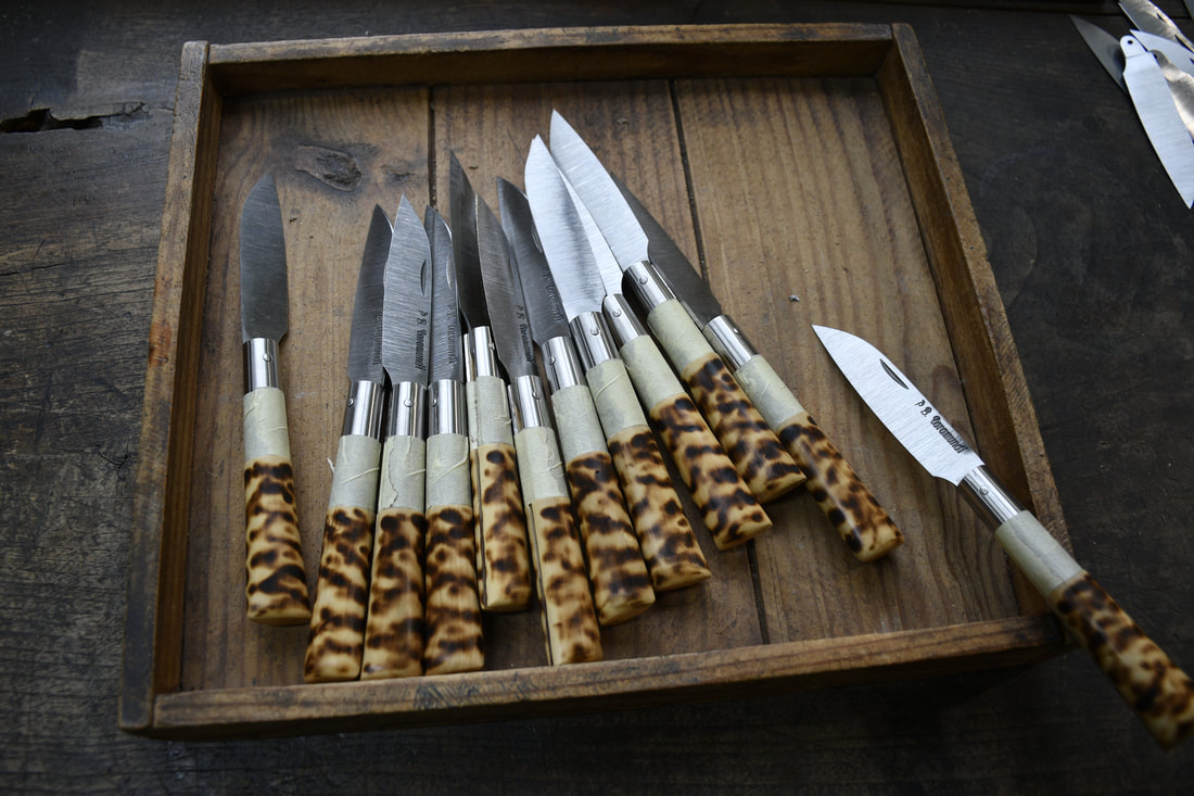 Handmade folding knives